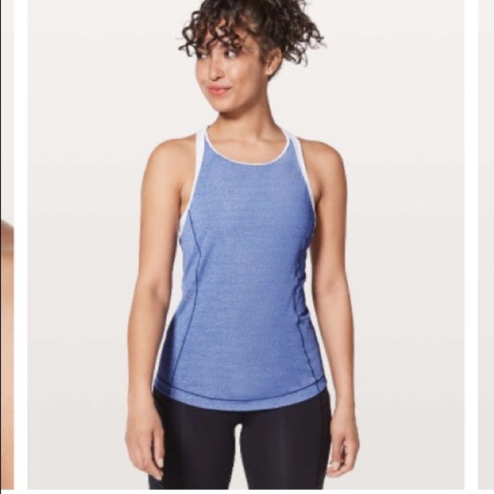 𝅺LULULEMON my race my pace tank